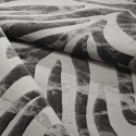 Nowoczesny prostokątny dywan z czarno-szarym wzorem zebry Double GRI006 Oferta
