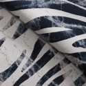 Prostokątny nowoczesny jasnoniebieski dywan styl zebra Double BLU003 Oferta