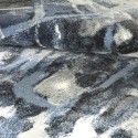 Nowoczesny dywan o abstrakcyjnym wzorze, prostokątny, niebiesko-szary, biały BLU017 Oferta