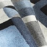 Prostokątny dywan w geometrycznym stylu do salonu o nowoczesnym designie BLU019 Oferta