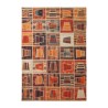 Wielokolorowy prostokątny dywanik do salonu w etnicznym patchworku PATC01 Sprzedaż