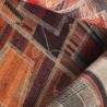Wielokolorowy prostokątny dywanik do salonu w etnicznym patchworku PATC01 Oferta