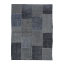 Nowoczesny niebieski prostokątny dywanik do sypialni i jadalni TUBL01 Sprzedaż