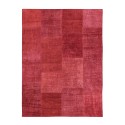 Nowoczesna, prostokątna, antypoślizgowa wykładzina do salonu w kolorze czerwonym TURO01 Sprzedaż