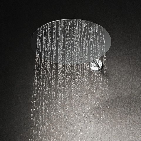 Zestaw do kabiny prysznicowej okrągła głowica prysznicowa ø30cm zakrzywione ramię 35cm FRM3452 Promocja