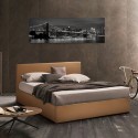 Drewniane dwuosobowe łóżko ze schowkiem 160x190 cm Basel King Wybór