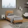 Drewniane jednoosobowe łóżko 80x190 cm Friborg Twin Stan Magazynowy