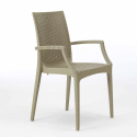 Czarny kwadratowy stolik, 90x90 cm z 4 kolorowymi krzesłami Bistrot Arm Passion Cena