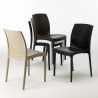 Biały prostokątny stolik, 150x90 cm z 6 kolorowymi krzesłami Bohème Summerlife Cena