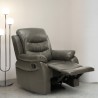 Rozkładany relaksujący fotel z podnóżkiem do salonu Panama Lux Oferta