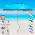 Aluminowy parasol plażowy GiraFacile 200 Cm z warstwą ochronną UV Afrodite Promocja