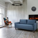 Materiałowa kanapa 3-osobowa nowoczesny design do salonu Portland Rabaty