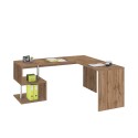 Nowoczesne biurko narożne studio 160/180cm w drewnie Vilnis WD Katalog