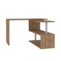 Biurko biurowe narożne drewniane biurko 2 półki Volta WD Oferta