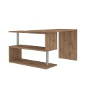 Biurko biurowe narożne drewniane biurko 2 półki Volta WD Sprzedaż