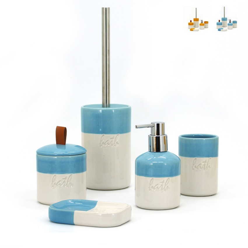 Ceramiczne akcesoria łazienkowe mydelniczka dozownik szczotki do WC Folk Sprzedaż