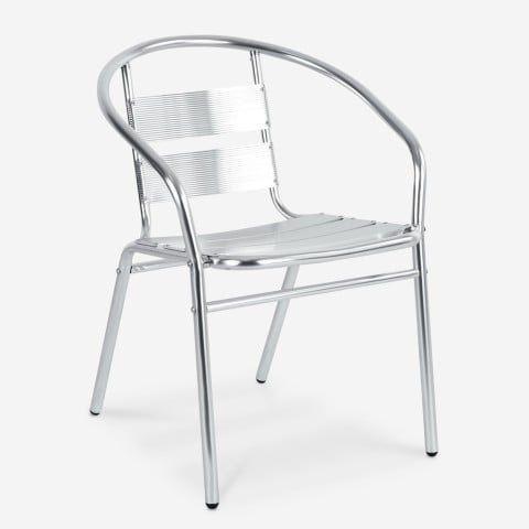 Aluminiowe krzesło z...