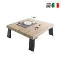 Niski kwadratowy stolik 86x86cm drewniany Jamnik Palma Sprzedaż