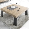 Niski kwadratowy stolik 86x86cm drewniany Jamnik Palma Promocja