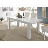 Biały błyszczący nowoczesny stół rozkładany 90x137-185cm Lit Amalfi Katalog