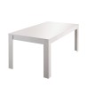 Biały błyszczący nowoczesny stół rozkładany 90x137-185cm Lit Amalfi Oferta