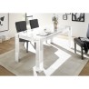 Stół jadalny do salonu 180x90cm błyszczący biały nowoczesny Athon Prisma Wybór