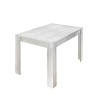 Rozsuwany drewniany stół jadalny 90x137-185cm biały błyszczący Vigo Urbino Rabaty