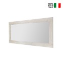 Lustro do salonu z białą drewnianą ramą 75x170cm Self Urbino Sprzedaż
