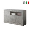 Cementowo-szary kredens bufetowy 3 drzwi Urbino Ct M Sprzedaż