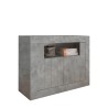 Kredens do salonu nowoczesny 2 drzwiowy cementowo szary Minus Ct Urbino Oferta