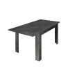 Nowoczesny design extending table 90x137-185cm wood black Diogo Urbino Oferta