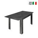 Nowoczesny design extending table 90x137-185cm wood black Diogo Urbino Sprzedaż