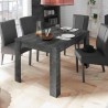 Nowoczesny design extending table 90x137-185cm wood black Diogo Urbino Rabaty