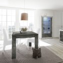 Stół rozkładany nowoczesny design 90x137-185cm czarne drewno Diogo Urbino Stan Magazynowy
