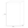 Witryna do salonu nowoczesna drewniana 61x162cm Nina Pc Basic Sprzedaż