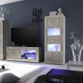 Witryna do salonu nowoczesna drewniana 61x162cm Nina Pc Basic Promocja