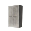 Wysoka komoda do salonu i kuchni z drewna 4 drzwi Novia Pc Basic Oferta