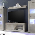 Nowoczesna drewniana szafka RTV 140cm z drzwiami Diver Pc Basic Promocja