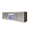 Nowoczesna szafka RTV do salonu, 2 drzwi, drewno, 180 cm, Nolux Pc Basic Oferta