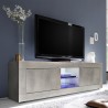 Nowoczesna szafka RTV do salonu, 2 drzwi, drewno, 180 cm, Nolux Pc Basic Promocja