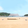 Przenośna osłona przeciwsłoneczna namiot plażowy tkanina ochronna UV 2,3 x 2,3 m Formentera 