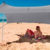 Przenośna osłona przeciwsłoneczna namiot plażowy tkanina ochronna UV 2,3 x 2,3 m Formentera Sprzedaż