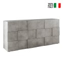 Komoda do salonu z 3 drzwiami szary beton Dama Ct S Sprzedaż
