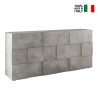 Komoda do salonu z 3 drzwiami szary beton Dama Ct S Sprzedaż