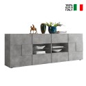 Komoda do salonu/jadalni, 2 drzwi, 4 szuflady, beton, model Dama Ct L Sprzedaż