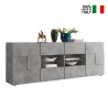 Komoda do salonu/jadalni, 2 drzwi, 4 szuflady, beton, model Dama Ct L Sprzedaż