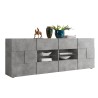 Komoda do salonu/jadalni, 2 drzwi, 4 szuflady, beton, model Dama Ct L Oferta