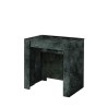 Wing dining table 54-252cm black modern extending console table Sprzedaż