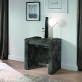 Wing dining table 54-252cm black modern extending console table Promocja