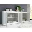 Nowoczesna komoda do salonu 4-drzwiowa 207cm biały połysk Altea Wh Wybór